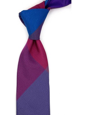Kravatkolik Nokta Desen Patchwork Klasik Kravat KK13839