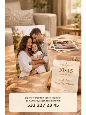 Saray Foto 40 Adet 10X15 cm Kişiye Özel Fotoğraf Baskı - Albüm Boyu Foto Baskı