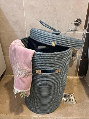 Marvielle Zengin Tasarımlı Banyo , Şık ve Pratik Kullanım - Çamaşır Sepeti