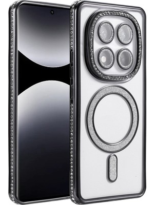 Muratech Newface Xiaomi Redmi Note 14 Pro 5g Joke Simli Magneticsafe Kılıf - Siyah