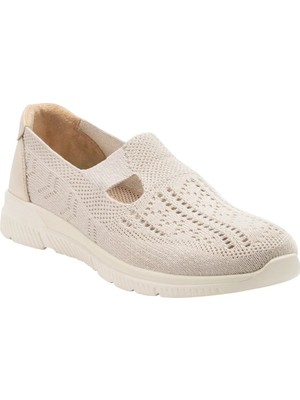 Forelli 29424-G Ibiza Bej Kadın Comfort Ayakkabı