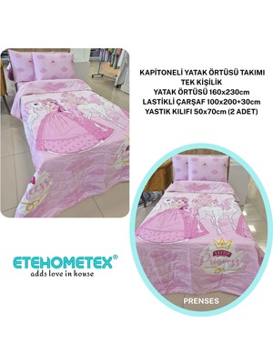 Ete Hometex Etehometex Pamuklu Kapitoneli Yatak Örtüsü Takımı