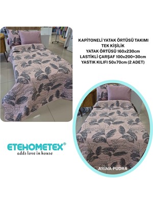Ete Hometex Etehometex Pamuklu Kapitoneli Yatak Örtüsü Takımı
