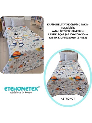 Ete Hometex Etehometex Pamuklu Kapitoneli Yatak Örtüsü Takımı