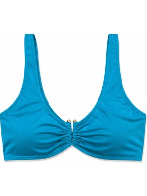 No Gossip Büyük Beden U Telli Kadın Bikini Üst