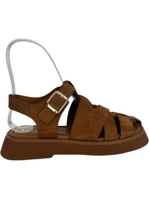 Kemal Tanca 862 M-609 Kadın Hakiki Deri Sandalet