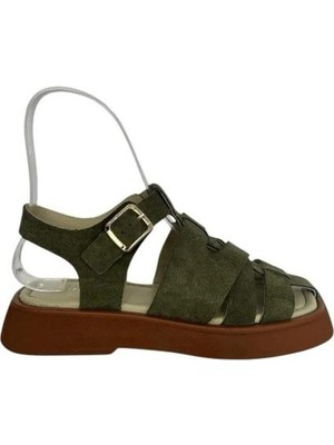 Kemal Tanca 862 M-609 Kadın Hakiki Deri Sandalet