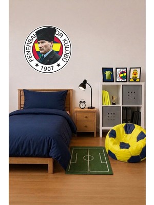 Fenerbahçe Duvar Sticker Atatürk 90 cm - Lisanslı Orijinal