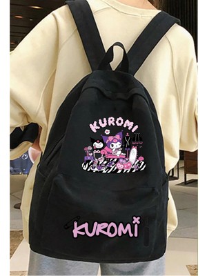 Touz Moda Kuromi Baskılı Sırt Okul Çantası