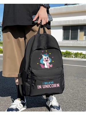 Touz Moda Unicorn Baskılı Okul, Dershane, Kurs Sırt Çantası