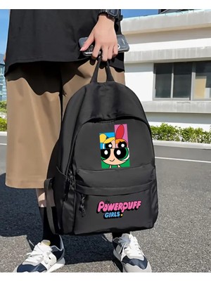 Touz Moda Powerpuff Girls Baskılı Okul, Dershane, Kurs Sırt Çantası