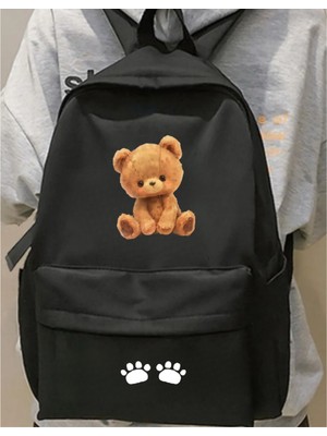 Touz Moda Bear Baskılı Okul, Dershane, Kurs Sırt Çantası