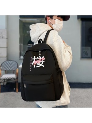 Touz Moda Japan Sakura Baskılı Okul, Dershane, Kurs Sırt Çantası