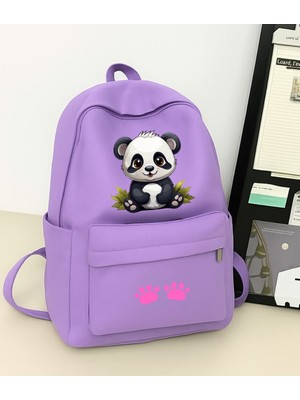 Touz Moda Panda Baskılı Okul, Dershane, Kurs Sırt Çantası