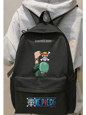 Touz Moda Anime One Piece Baskılı Sırt Okul Çantası