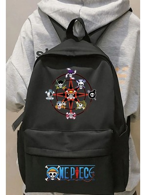 Touz Moda Anime One Piece Baskılı Sırt Okul Çantası