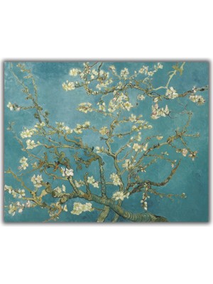 Rosaart Vincent Van Gogh Badem Çiçekleri (Almond Blossom) Posteri, Klasik Sanat Çerçevesiz Poster, Çiçek Temalı Poster