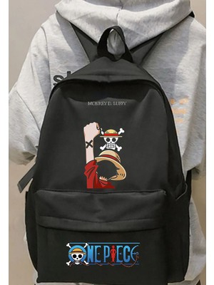 Touz Moda Anime One Piece Baskılı Sırt Okul Çantası