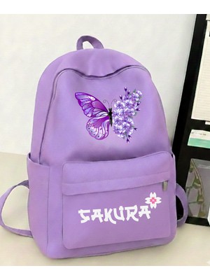 Touz Moda Sakura Japon Culture Baskılı Okul, Dershane, Kurs Sırt Çantası