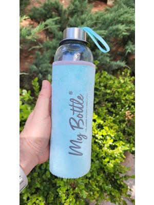 Hikmetlirenk Peluş Kılıflı Cam Matara 750 ml