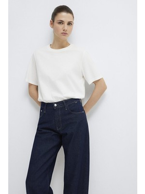 Mavi M1600965-33389 Kadın Kısa Kollu Basic T-Shirt
