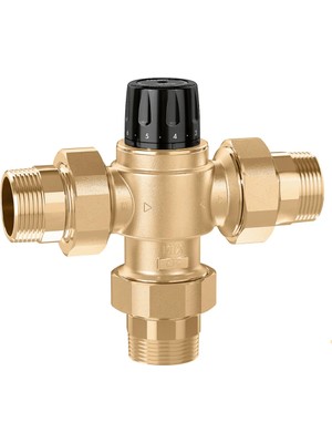 Caleffi Caleffı, 523173. Ayarlanabilir Termostatik Karışım Vanası,