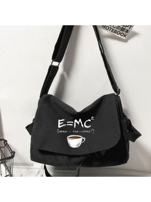 Touz Moda Mc2 Unisex Siyah Postacı Çantası
