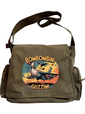 Touz Moda Bombombini Guzzini Baskılı Unisex Postacı Çantası