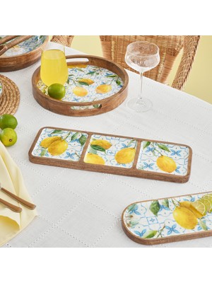 Karaca Home Mango Lemon 3'lü Çerezlik 42X14X2,5 cm