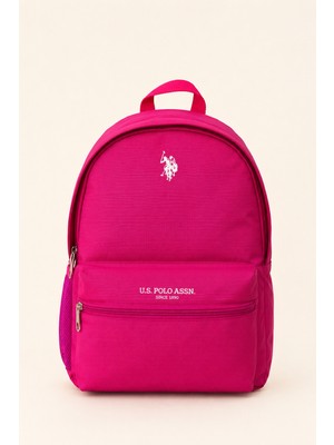 U.s. Polo Assn. Pembe Okul Sırt Çantası Günlük Seyahat Geniş Hacimli Çok Bölmeli Dayanıklı PLCAN26087