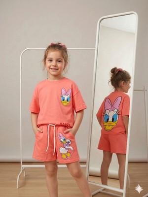 Ciciboom Kız Çocuk Daisy Duck Baskılı 2'li Takım