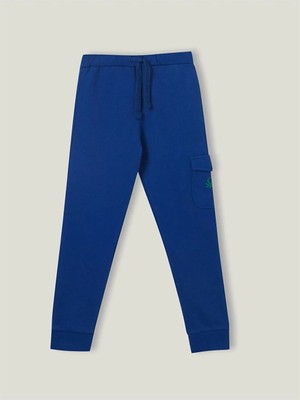 United Colors Of Benetton Beli Lastikli Baskılı Kız Çocuk Jogger Eşofman Altı