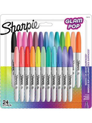 Fine Glam Pop Permanent Markör 24LÜ Bls