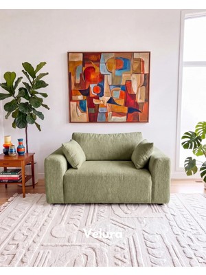 Velura Home & Living Sora Berjer & Tekli Koltuk - Yeşil