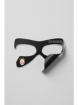 Galatasaray Duvar Sticker Osimhen Maske 90 cm - Lisanslı Orijinal