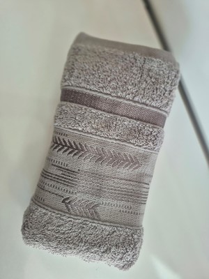 Şıkel Purry Cotton %100 Pamuk El Yüz Havlusu Antrasit 50*90 Başak