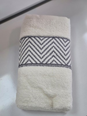 Şıkel Purry Cotton %100 Pamuk El Yüz Havlusu Beyaz 50*90 Bymn