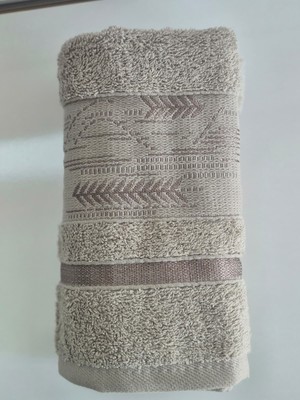 Şıkel Purry Cotton %100 Pamuk El Yüz Havlusu  Gri 50*90 Başak