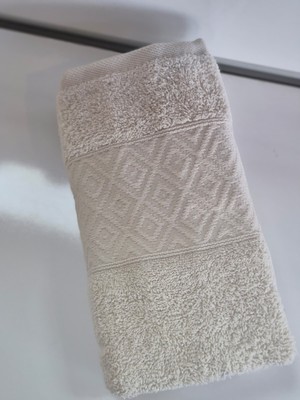 Şıkel Purry Cotton %100 Pamuk El Yüz Havlusu Krem 50*90 Alvin