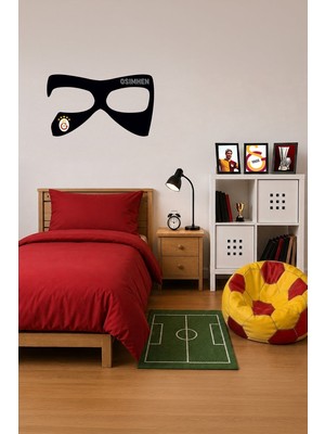 Galatasaray Duvar Sticker Osimhen Maske 45 cm - Lisanslı Orijinal