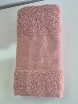 Şıkel Purry Cotton %100 Pamuk El Yüz Havlusu Açık Bordo 50*90 Belinda