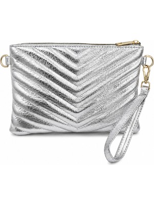 Sanmorris Kadın Suni Deri Ayarlanabilir Çapraz ve El Askılı Portföy, Clutch Çanta S-1407