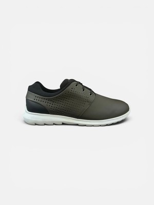 Ermenegildo Zegna Zegne Yeşil Kalın Taban Erkek Sneakers