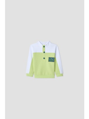 B&G Erkek Bebek Yeşil Sweatshirt