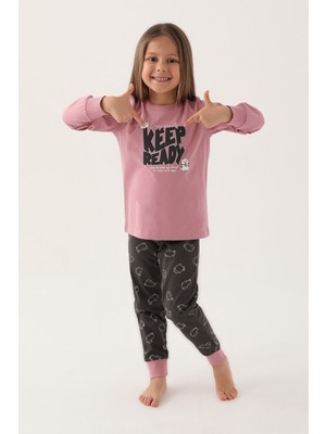 RolyPoly Yourself Lila Kız Çocuk Uzun Kol Pijama Takım