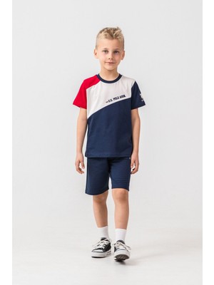 U.S. Polo Assn. Erkek Çocuk Bermuda Takım - Lacivert