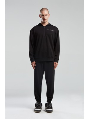 Benmanaj Erkek Siyah Sweatshirt
