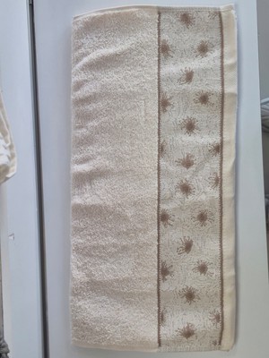 Şıkel Purry Cotton %100 Pamuk El Yüz Havlusu Bej 50*90 Bymn