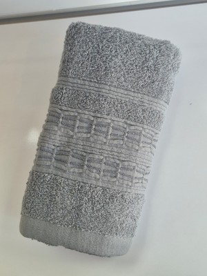 Şıkel Purry Cotton %100 Pamuk El Yüz Havlusu Füme 50*90 Lorel