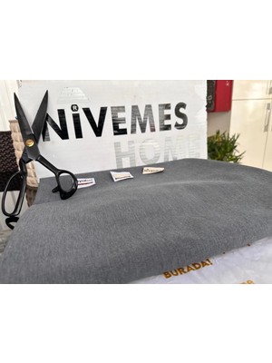 Nivemes Home Nivemeshome Branda Koyu Gri Balkon Perdesi